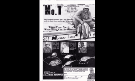 Bill Norman Lures Number 1 in 1976