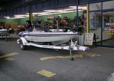 A 14-foot Japan-Only Ranger Bass Boat. Model was not displayed on the boat nor on the identification plate. Photo Terry Battisti 2006.