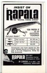 1963 Rapala Ad.