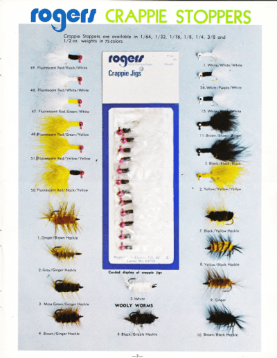 Rogers Lures Catalog 1974 Page 10