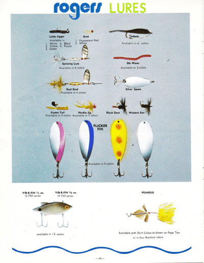 Rogers Lures Catalog 1974 Page 9
