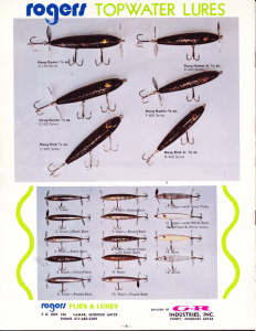 Rogers Lures Catalog 1974 Page 11
