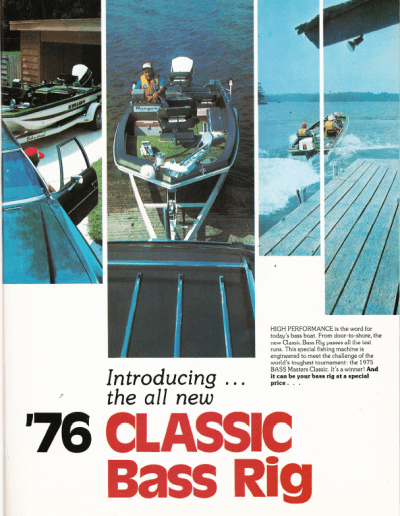 1975 Bassmaster Classic Rig.