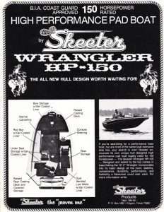 Skeeter Bass Boat ad 1975.