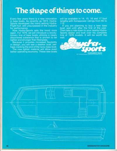 Hydra-Sports ad 1975.