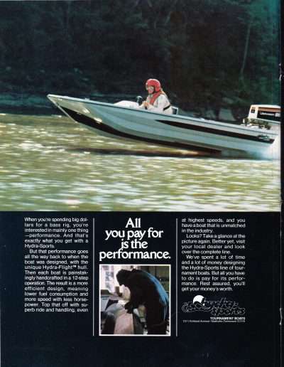 Hydra-Sports ad 1975.