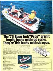 Glastron Boat ad 1975.