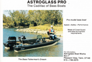 Astroglass boat ad from 1975.