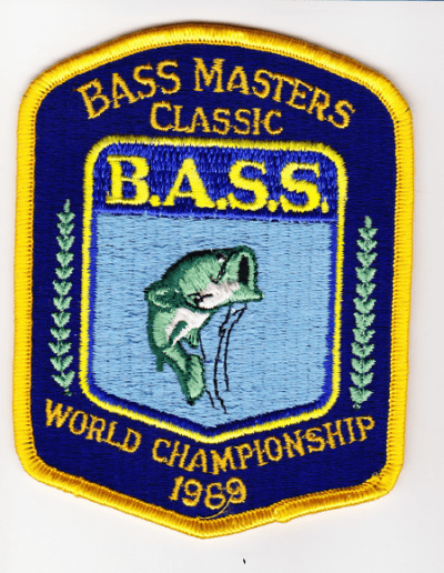 1989 Bass Masters Classic patch. Photo Terry Battisti.