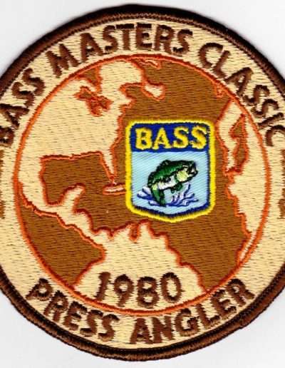 1980 Bass Masters Classic patch. Photo Terry Battisti.