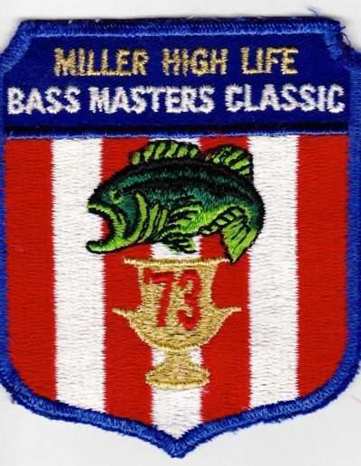 1973 Bass Masters Classic Patch. Photo Terry Battisti.