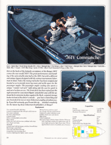 Ranger 361V Bass Boat.