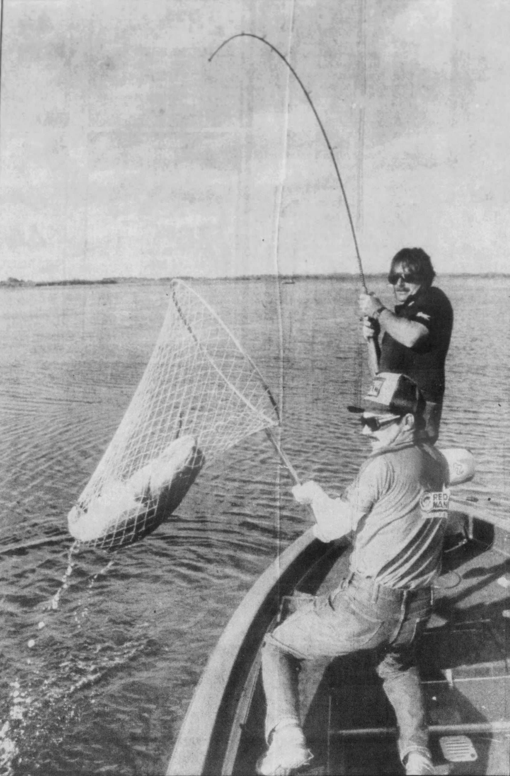 The_Palm_Beach_Post_Thu__Jan_23__1986_ Shaw Grigsby (top) will attest to Lake Okeechobee's ability to produce trophy bass. Tim Tucker/Staff Photographer, The Palm Beach Post, January 1986.