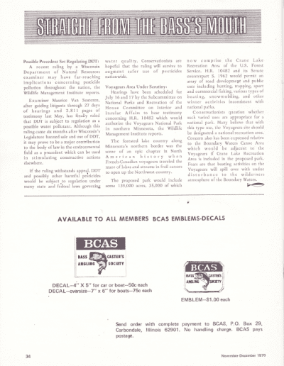 The Lunker Hole Nov-Dec 1970 Page 34