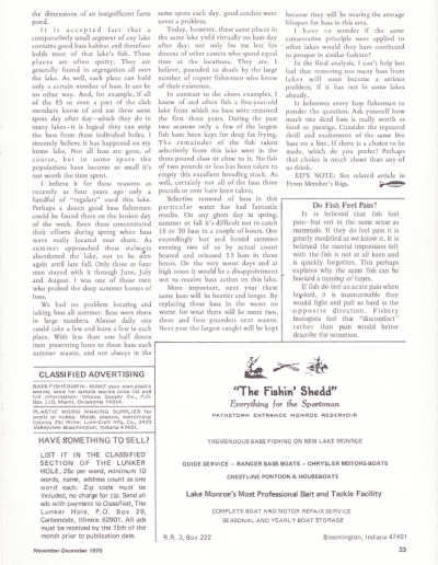 The Lunker Hole Nov-Dec 1970 Page 33