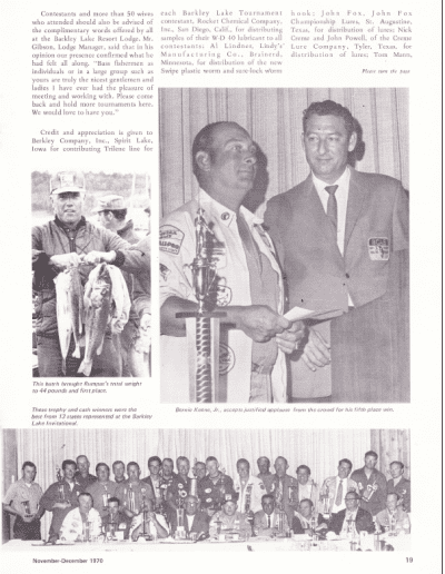 The Lunker Hole Nov-Dec 1970 Page 19