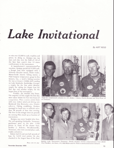 The Lunker Hole Nov-Dec 1970 Page 15