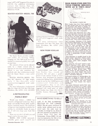 The Lunker Hole Nov-Dec 1970 Page 11