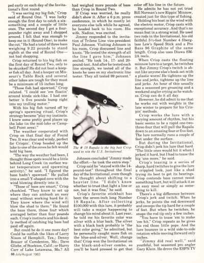 July/August issue of Western Bass magazine.