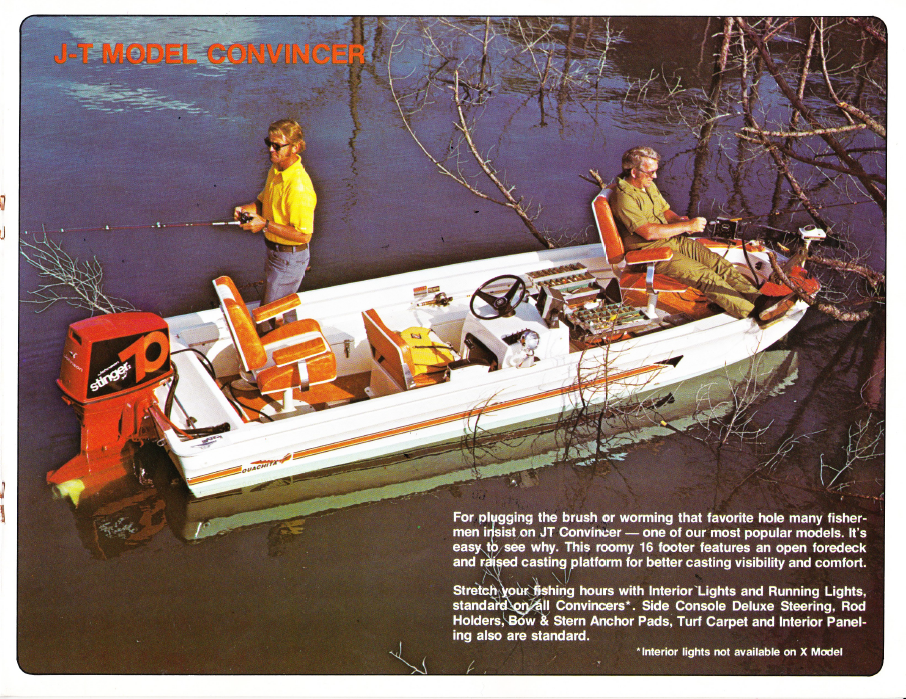 Ouachita’s 1974 Boat Catalog Bass Fishing Archives Old Bass Boats
