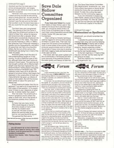 Smallmouth Magazine Vol 1 Issue 2 Feb 1985 page 4
