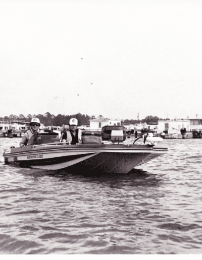 1977 Bass Masters Classic Kissimmee Chain. Photo Stan Fagerstrom.