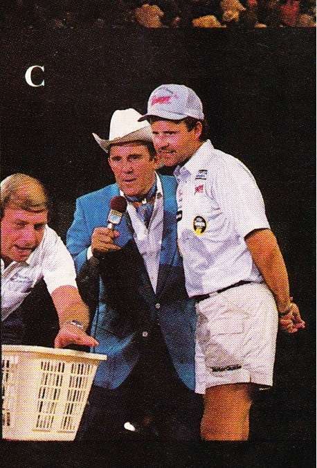 (7) George Cochran 1987 In 1987, George Cochran won the title and took the record for lowest winning Classic weight away from Larry Nixon. Photo Bassmaster Magazine.