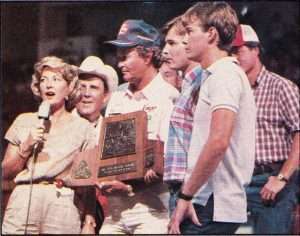 Jack Chancellor finally won at the 1985 Classic after a couple close calls. Photo Bassmaster Magazine.
