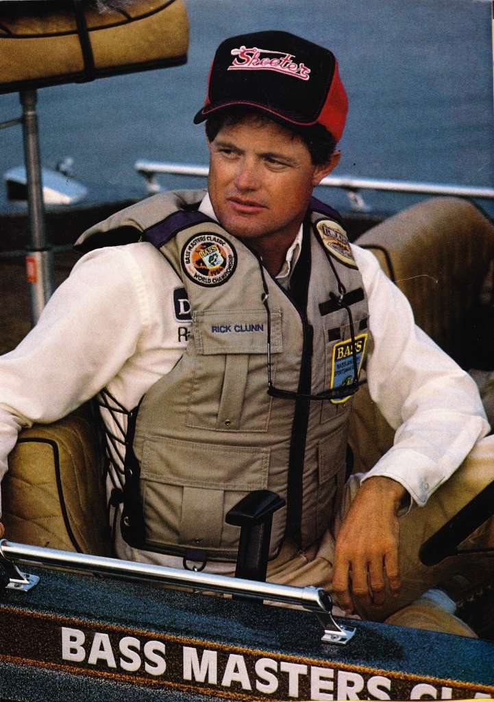 (4) Rick Clunn 1984 Rick Clunn moved to the head of the Classic Winner pack when he won his third Classic in 1984. Photo Bassmaster Magazine.