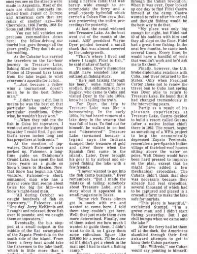The Cuban Connection by John Scott. Mar/Apr 1978 issue of American Bass Fisherman. Page 9 of 13.