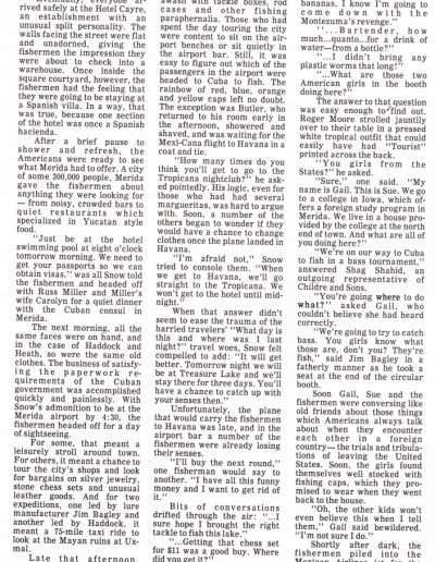 The Cuban Connection by John Scott. Mar/Apr 1978 issue of American Bass Fisherman. Page 7 of 13.
