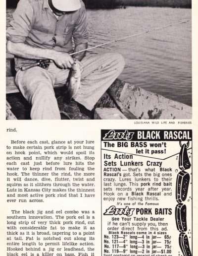 Serve ’em Pork. Don Fuelsch’s Southern Anglers Guide, 1962 page 2.