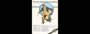 1977 Fenwick ad featuring their HMG line of rods. These rods were introduced at the 1974 American Fishing Tackle Manufacturers Association (AFTMA) show, what would later become ICAST.