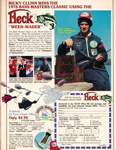 This 1977 Fleck ad was run in every magazine I could find.
