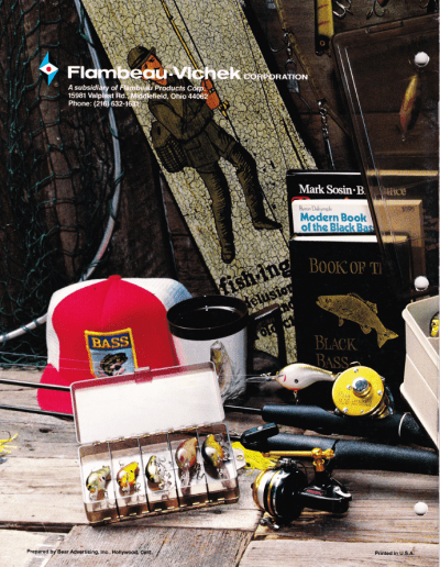 Early 1980s Flambeau Catalog Back Cover