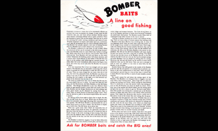 Bomber Baits 1971 Catalog