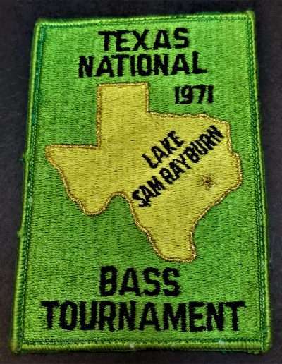 1971 Bassmaster Texas National Bass Tournament, Sam Rayburn, TX, June 17-19. Photo Jeff Haines.