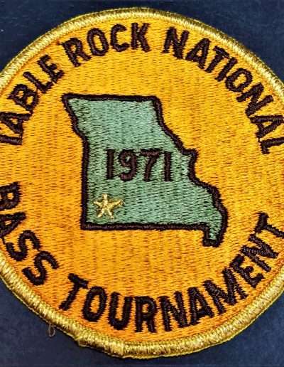 1971 Bassmaster Table Rock National Bass Tournament, Table Rock Lake, MO April 29 to May 1. Photo Jeff Haines.