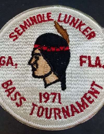 1971 Bassmaster Seminole Lunker Bass Tournament, Lake Seminole, GA, March 18-20. Photo Jeff Haines.