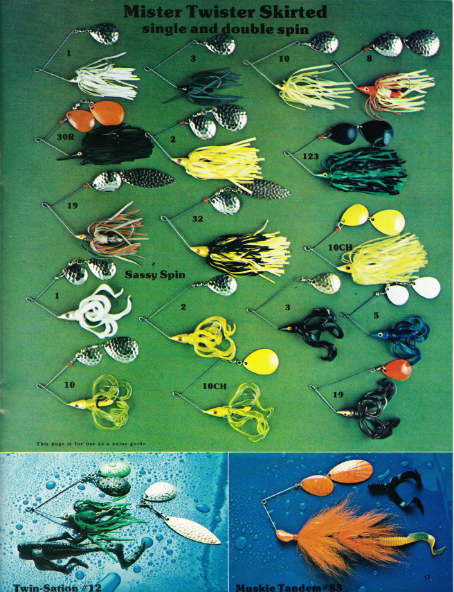 Mister Twister 1977 Catalog Bass Fishing Archives Tackle History