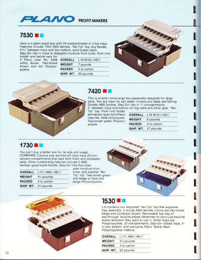 1980 Plano Catalog Page 12