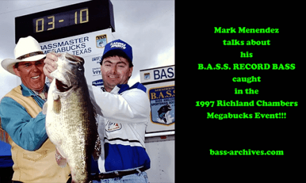 Mark Menendez’s B.A.S.S. Record