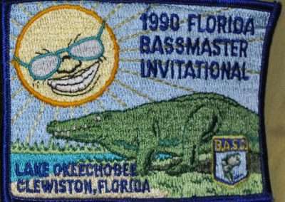 1990 Bassmaster Florida Invitational Bass Tournament, Lake Okeechobee. Photo Terry Battisti.