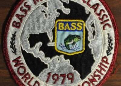 1979 Bass Masters Classic World Championship Contenders patch. Photo Terry Battisti.