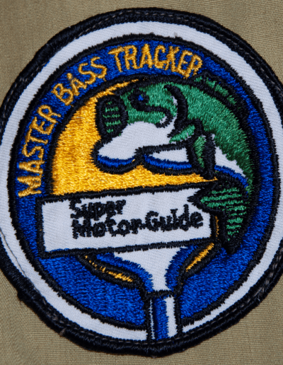 Master Bass Tracker Super Motor-Guide patch. Photo Terry Battisti.