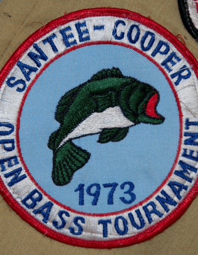 1973 Santee-Cooper Lakes Open Bass Tournament patch. Photo Terry Battisti.