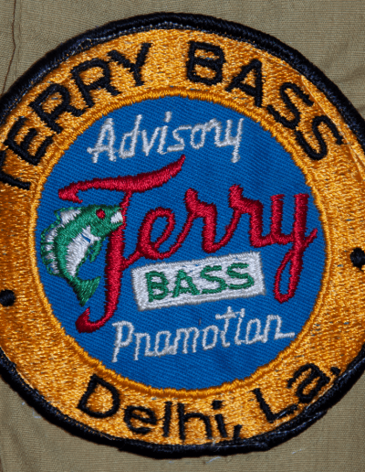 Terry Bass Boats Delhi, LA, Advisory Promotion patch. Photo Terry Battisti.