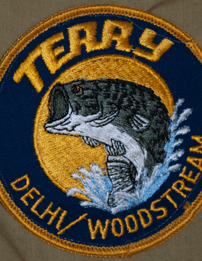 Terry Bass Boats Delhi/Woodstream patch. Photo Terry Battisti.