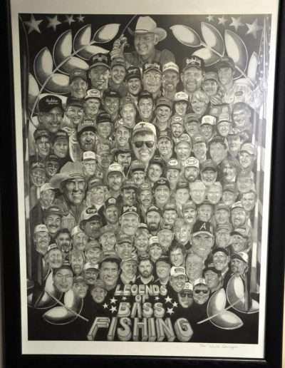 The limited edition poster of the Living Legends. Photo Terry Battisti.
