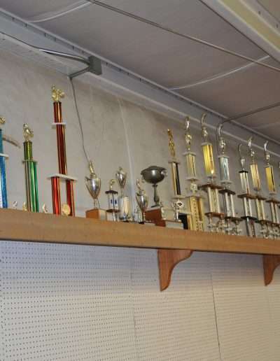 2014 More of Hubert Greene's Trophies. Photo Terry Battisti.
